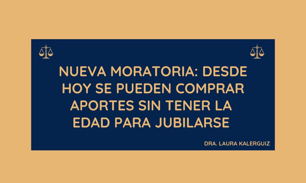 Nueva moratoria: Se pueden comprar aportes